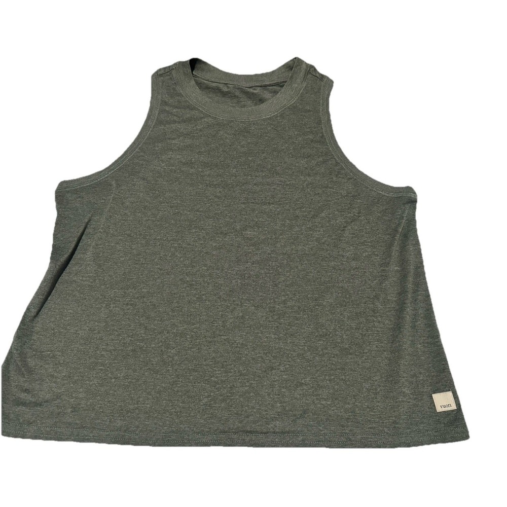 Vuori muscle Tank Top Women's medium  Zinnia Muscle Green  Shirt